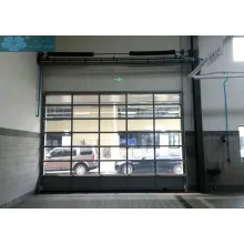 Puertas de garaje seccionales de vidrio de aluminio automático residencial